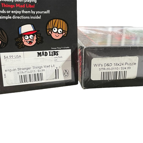 STRANGER THINGS Netflix 432 Piece Puzzle and Mad Libs Book - Picture 9 of 11